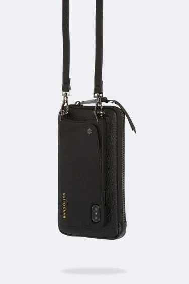 Bandolier 2020 Cruise Leather Smart Phone Cases For Women ③black/gold X One Size 9 Bandolier 2020 Cruise Leather Smart Phone Cases For Women ③black/gold X One Size - Image 9