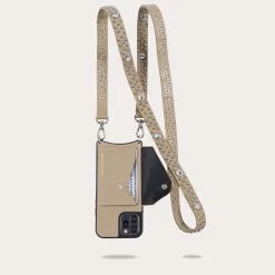 Bandolier 2022 SS Leather IPhone XS IPhone XS Max IPhone XR Logo IPhone 11 Pro For Women Light Taupe/silver X Iphone 12/12pro -Bandolier Online Shop org 9555