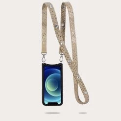 Bandolier 2022 SS Leather IPhone XS IPhone XS Max IPhone XR Logo IPhone 11 Pro For Women Light Taupe/silver X Iphone 12/12pro -Bandolier Online Shop org 9556