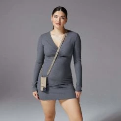 Bandolier 2022 SS Leather IPhone XS IPhone XS Max IPhone XR Logo IPhone 11 Pro For Women Light Taupe/silver X Iphone 12/12pro -Bandolier Online Shop org 9559