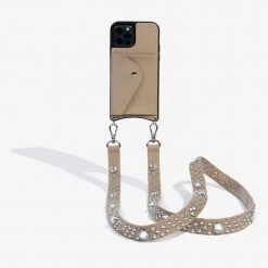 Bandolier 2022 SS Leather IPhone XS IPhone XS Max IPhone XR Logo IPhone 11 Pro For Women Light Taupe/silver X Iphone 12/12pro -Bandolier Online Shop org 9562