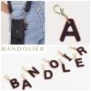 Bandolier Plain Leather Tech Accessories For Women Black/red/gold X G
