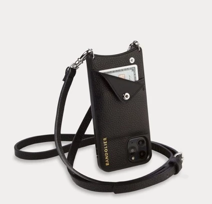 Bandolier EMMA Street Style Plain IPhone 8 IPhone 8 Plus IPhone X IPhone XS For Women Black/gold X Iphone 13 Promax 4 Bandolier EMMA Street Style Plain IPhone 8 IPhone 8 Plus IPhone X IPhone XS For Women Black/gold X Iphone 13 Promax - Image 4