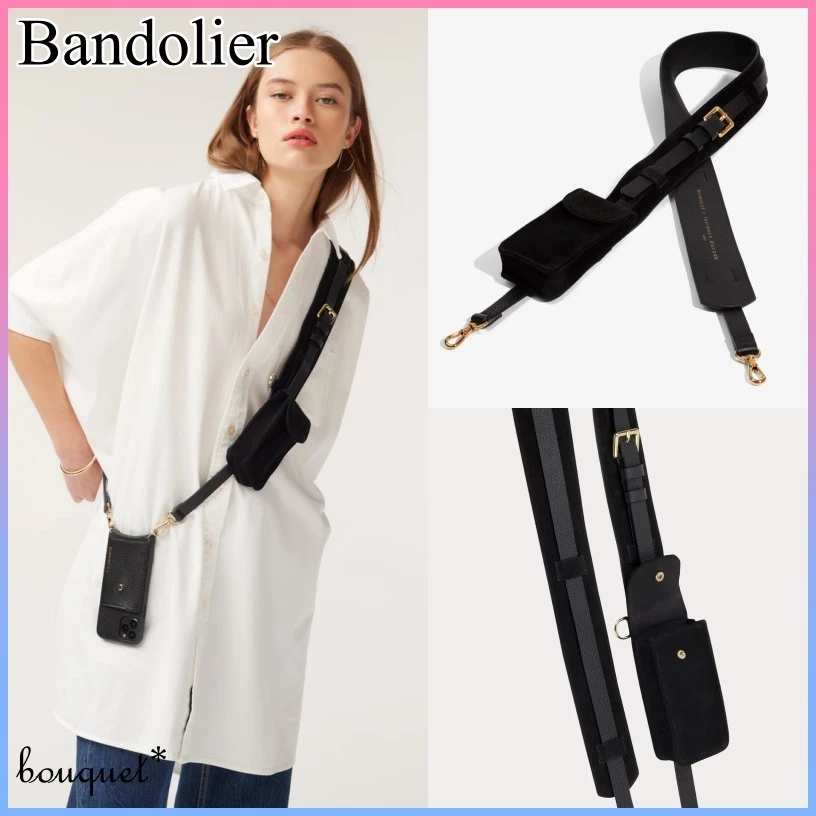 Bandolier Unisex Blended Fabrics Street Style Plain Leather Co-ord For Women Black/gold X Iphone 13 Pro 1 Bandolier Unisex Blended Fabrics Street Style Plain Leather Co-ord For Women Black/gold X Iphone 13 Pro