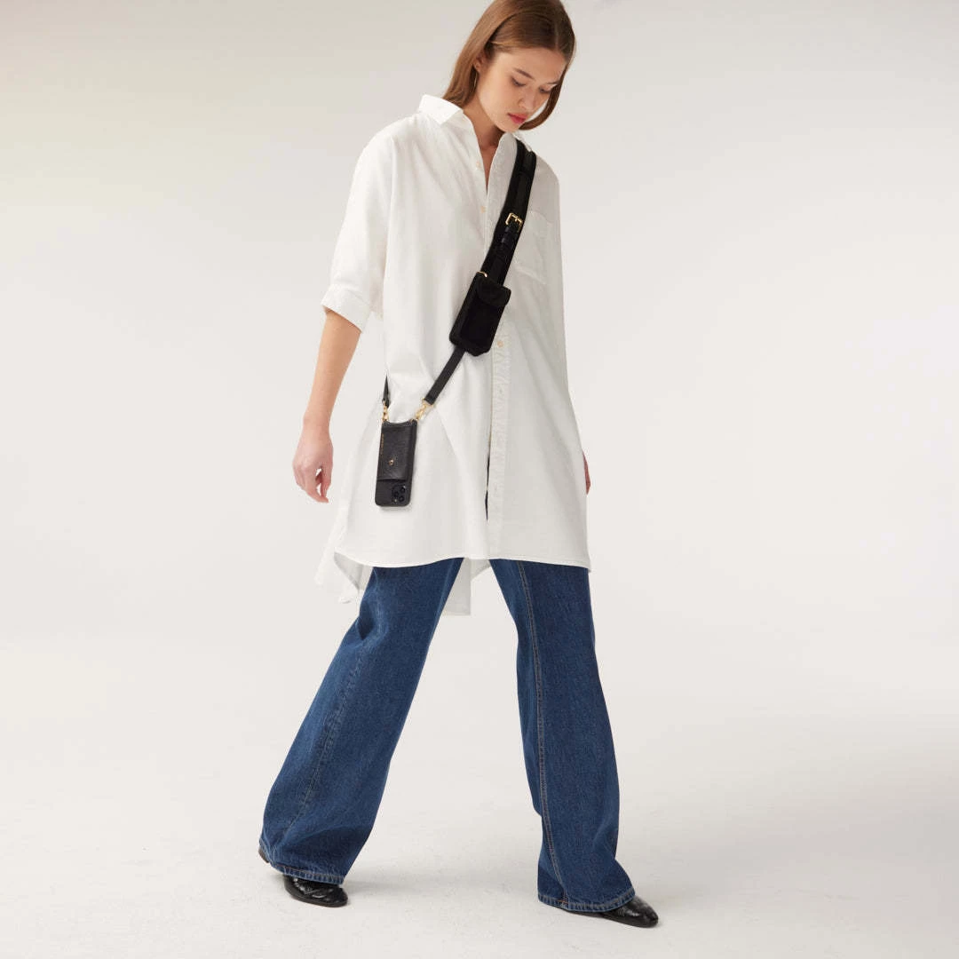 Bandolier Unisex Blended Fabrics Street Style Plain Leather Co-ord For Women Black/gold X Iphone 13 Pro 5 Bandolier Unisex Blended Fabrics Street Style Plain Leather Co-ord For Women Black/gold X Iphone 13 Pro - Image 5