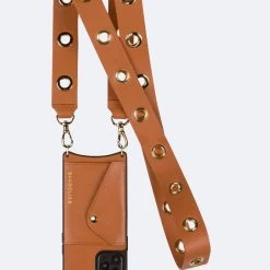 Bandolier 2021 Cruise Unisex Street Style Plain Leather IPhone 8 IPhone 8 Plus For Women Spice/gold X Iphone12mini -Bandolier Online Shop org 9655