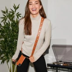 Bandolier 2021 Cruise Unisex Street Style Plain Leather IPhone 8 IPhone 8 Plus For Women Spice/gold X Iphone12mini -Bandolier Online Shop org 9661