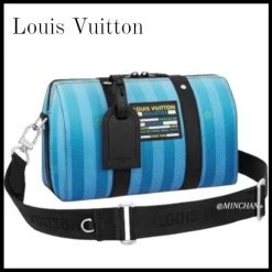 Louis Vuitton DAMIER 2022 SS 22SS DAMIER Blue One-size Shoulder Bags (M59921) For Men Blue X 0 -Bandolier Online Shop org 9684