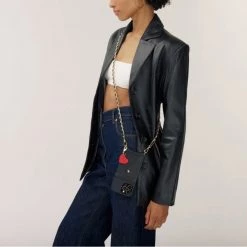 Bandolier Plain Leather Tech Accessories For Women Red/gold X N 13 Bandolier Plain Leather Tech Accessories For Women Red/gold X N -Bandolier Online Shop org 971