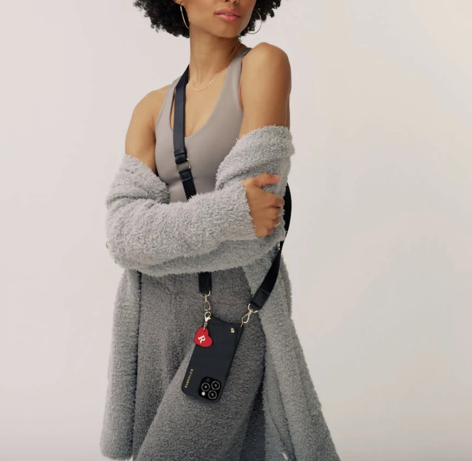 Bandolier Plain Leather Tech Accessories For Women Red/gold X N 7 Bandolier Plain Leather Tech Accessories For Women Red/gold X N - Image 7