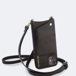 Bandolier 2020 Cruise Unisex Street Style Plain Leather IPhone 8 IPhone 8 Plus For Women Black/silver X Iphone12/12pro -Bandolier Online Shop org 9750