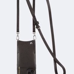 Bandolier 2020 Cruise Unisex Street Style Plain Leather IPhone 8 IPhone 8 Plus For Women Black/silver X Iphone12/12pro -Bandolier Online Shop org 9759