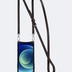 Bandolier 2020 Cruise Unisex Street Style Plain Leather IPhone 8 IPhone 8 Plus For Women Black/silver X Iphone12/12pro -Bandolier Online Shop org 9761
