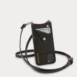 Bandolier Plain Leather IPhone 8 IPhone 8 Plus IPhone X IPhone XS For Women Vegan Black/pewter X One Size -Bandolier Online Shop org 9774