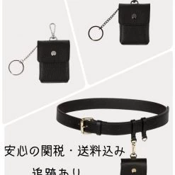 Bandolier Chain Plain Leather Tech Accessories For Women Black/pewter X One Size