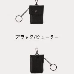 Bandolier Chain Plain Leather Tech Accessories For Women Black/pewter X One Size -Bandolier Online Shop org 9806