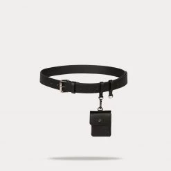 Bandolier Chain Plain Leather Tech Accessories For Women Black/pewter X One Size -Bandolier Online Shop org 9808