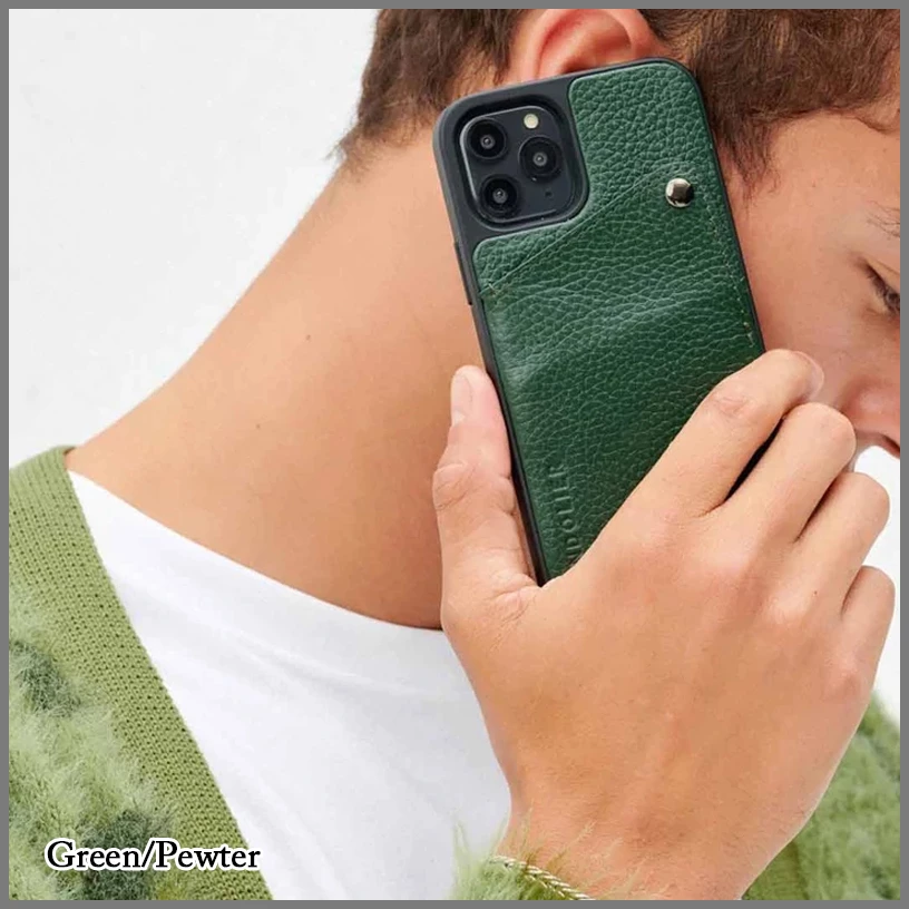 Bandolier 2019-20FW Plain Leather IPhone 8 IPhone 8 Plus IPhone X IPhone XS For Men Green/pewter X Iphone 11 Pro Max 11 Bandolier 2019-20FW Plain Leather IPhone 8 IPhone 8 Plus IPhone X IPhone XS For Men Green/pewter X Iphone 11 Pro Max - Image 11