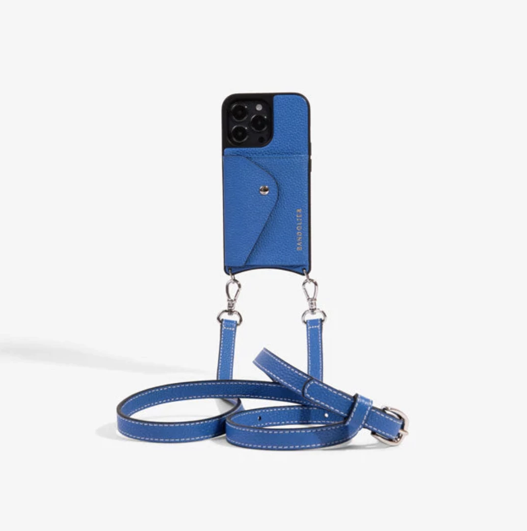 Bandolier Plain Leather IPhone 11 Pro IPhone 11 Pro Max IPhone 11 For Women Blue/silver X Iphone 12 Pro Max 5 Bandolier Plain Leather IPhone 11 Pro IPhone 11 Pro Max IPhone 11 For Women Blue/silver X Iphone 12 Pro Max - Image 5