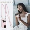 Bandolier 2020-21FW Unisex Street Style Plain Leather IPhone 8 IPhone 8 Plus For Women Primrose/silver X Iphone12/12pro