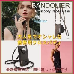 Bandolier SARAH Studded Plain Leather IPhone 8 IPhone 8 Plus IPhone X For Women (1)black/gold X Iphone 13 Pro Max
