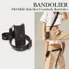Bandolier Unisex Chain Plain Leather Bridal IPhone XS IPhone XS Max For Women Black/silver X Xs Max