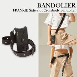 Bandolier Unisex Chain Plain Leather Bridal IPhone XS IPhone XS Max For Women Black/silver X Xs Max