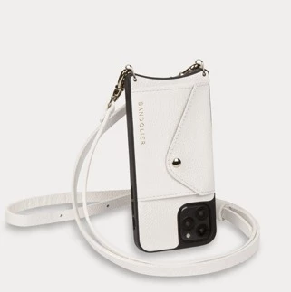 Bandolier 2021 SS Street Style Plain Leather IPhone 8 IPhone 8 Plus IPhone X For Women Light Jade/silver X Iphone 12 Pro Max 4 Bandolier 2021 SS Street Style Plain Leather IPhone 8 IPhone 8 Plus IPhone X For Women Light Jade/silver X Iphone 12 Pro Max - Image 4